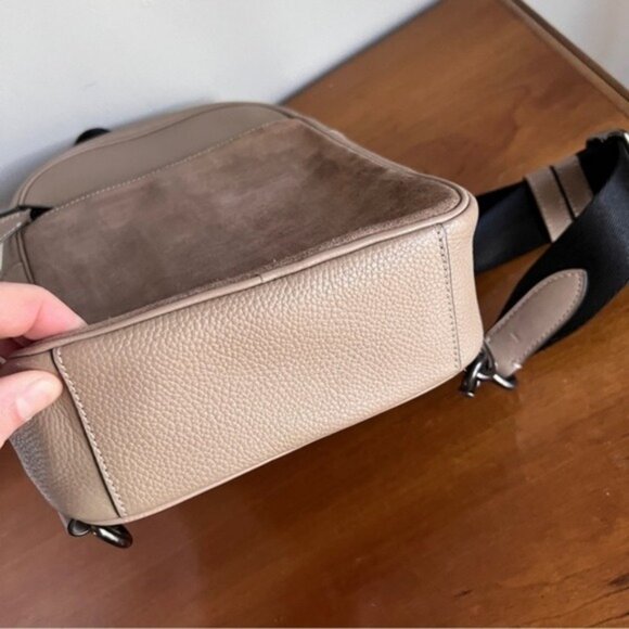 Coach Metropolitan Suede Leather One Strap Backpack - Picture 8 of 12